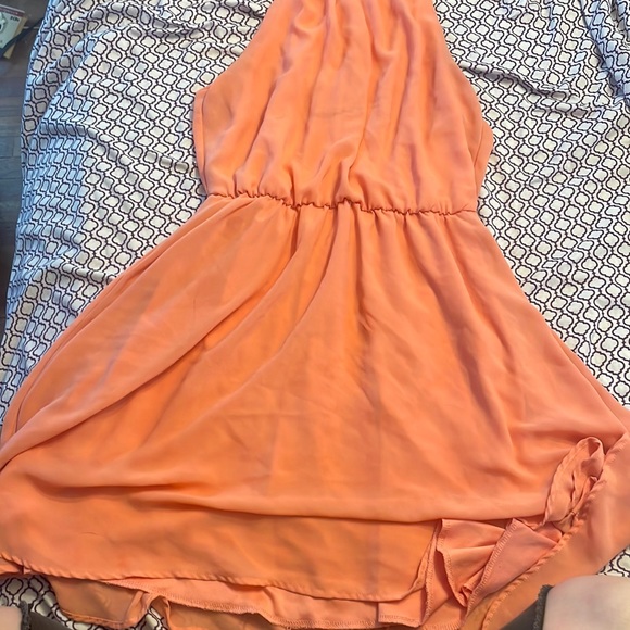 Coral colored dress - Picture 1 of 3